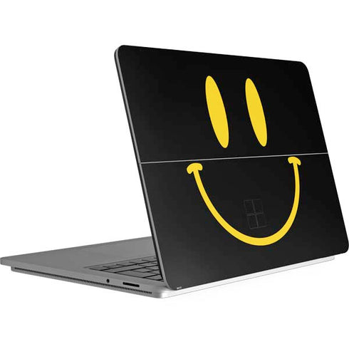 Black Happy Face Surface Laptop Studio Skin